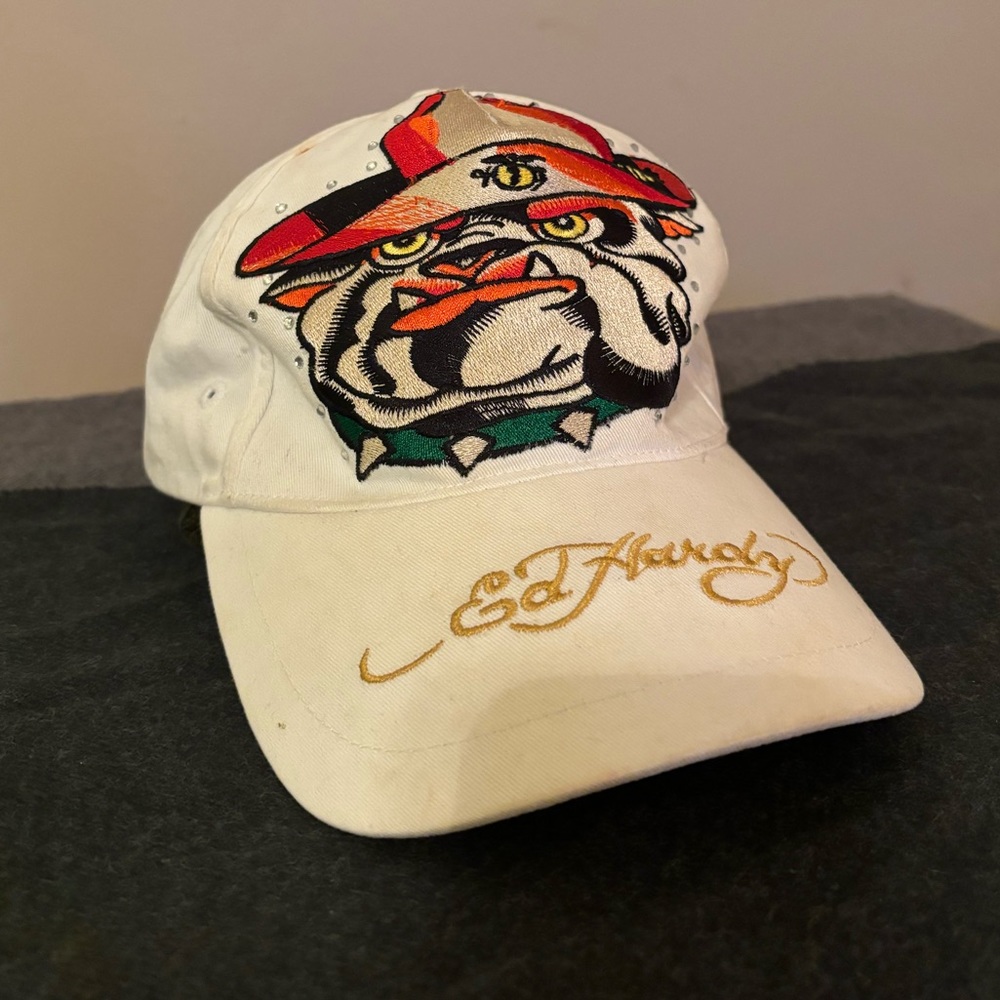Ed Hardy bulldog cap